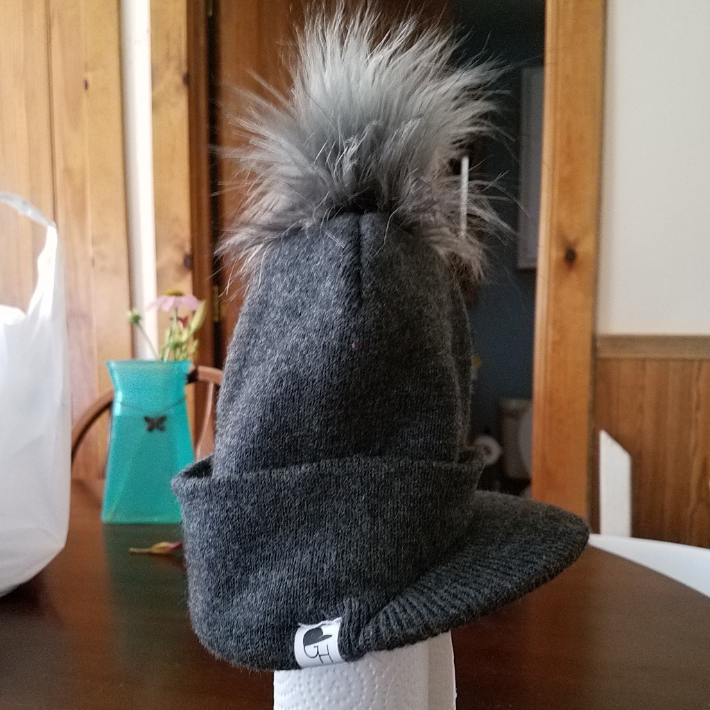 Brand New George Hats Winter Visor Pom Beanie Hat